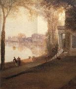 Joseph Mallord William Turner Details of Mortlake terrace:early summer morning oil painting artist
